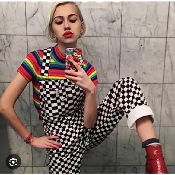 UNIF Denim - UNIF Apex Checkered Overalls Unisex XS